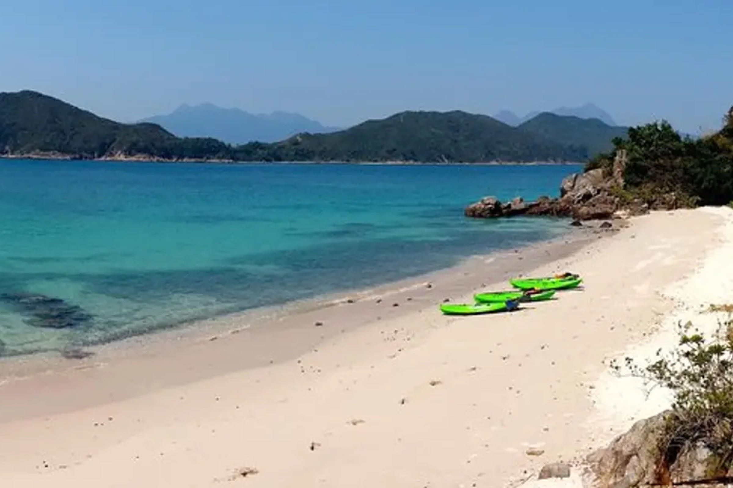 香港地质公园独木舟之旅